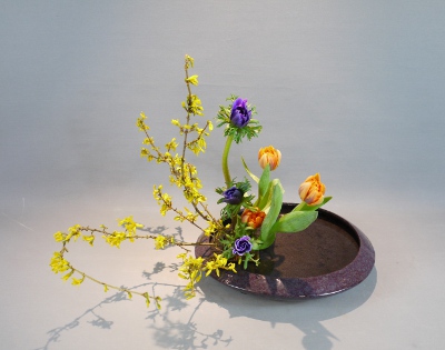 Ohara Ikebana Moribana