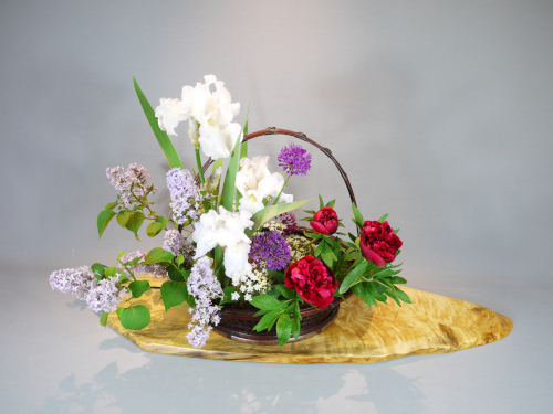 Ohara Ikebana Moribana 5 Materialien