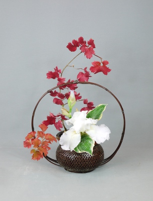 Ohara Ikebana Körbchen