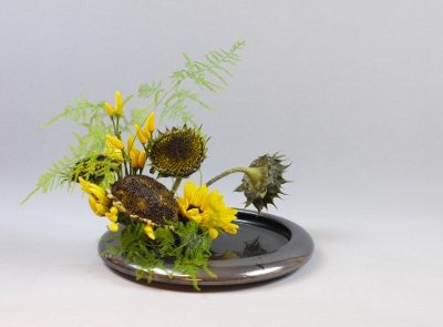 Ohara-Ikebana Freie Form