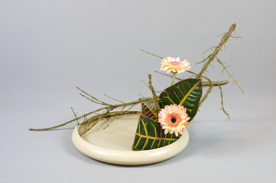 Ohara-Ikebana Freie Form