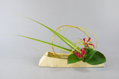 Ohara-Ikebana Freie Form