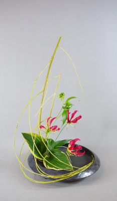 Ohara-Ikebana Freie Form